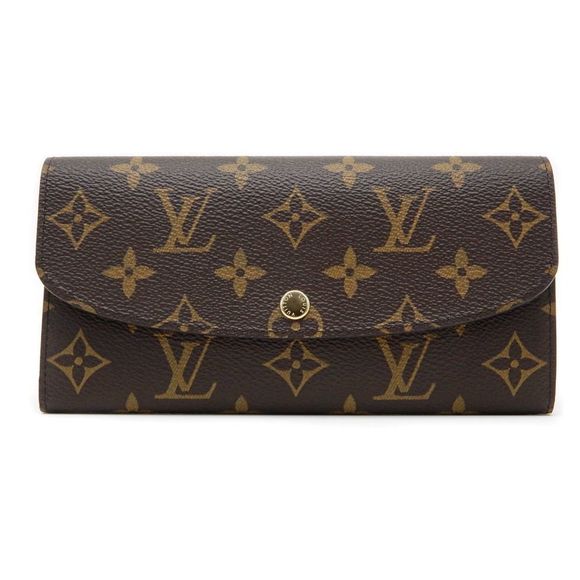 Louis Vuitton Emily Long Portefeuille Fuchsia Monogram Wallet - Picture 1 of 9